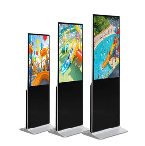 Máquina de publicidad interior IPS 4K de 55 pulgadas <span class=keywords><strong>LCD</strong></span> de pie con función táctil Pantalla de animación de ascensor de señalización digital - Product Image 1