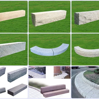 Piliers en granit gris-blanc Newstar G603 SGZ, blocs de pavés, pierres de clôture extérieure, palissades, pavés flamés, pavés martelés, bordures