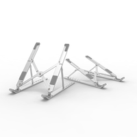 Support pliable pour ordinateur portable, support en aluminium pour tablette, support réglable en hauteur pour ordinateur portable, support portable pour ordinateur pour la maison et le bureau