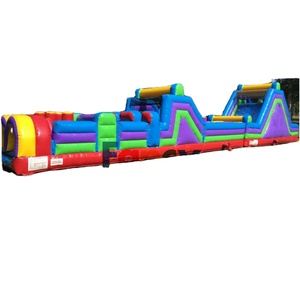 Castillo Inflable <span class=keywords><strong>de</strong></span> Alta Calidad con Obstáculos para Niños, Uso Comercial, Material <span class=keywords><strong>de</strong></span> PVC, Fácil <span class=keywords><strong>de</strong></span> Instalar, en Venta - Product Image 1