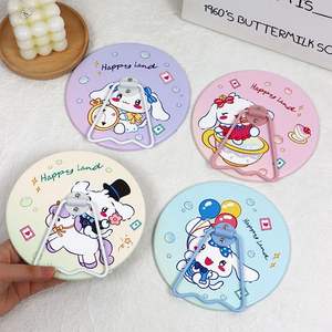 Cute Cartoon Single-Sided Plastic Frame Makeup <strong>Mirror</strong> Stand Desktop High- Can Be Hung Placed Desk Portable One-Way Vanity <strong>Mirror</strong> - Product Image 5