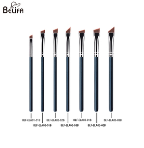 Pinceles de <span class=keywords><strong>Maquillaje</strong></span> Angulares Delgados para Tinte, con Logotipo Personalizado, Marca Privada, Pincel Plano para Cejas, Delineador, Corrector y Tinte de Cejas - Product Image 6