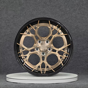 Jantes GPW personnalisées en 2 parties, forgées et enveloppées de fibre de carbone, 19, 20, 21, 22 pouces, 5x112, 5x130 pour Porsche 911, Panamera, <span class=keywords><strong>Ferrari</strong></span> F8, Audi RS7 - Product Image 2