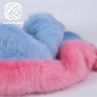Tissu en fausse fourrure longue et moelleuse de haute qualité Bigz Mango / Vendu au mètre