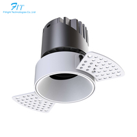 Plafonnier Led encastré intégré haute performance Spotli 10W Projecteurs sans bordure de cadre Downlight pré-intégré