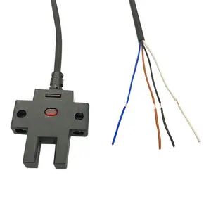 5 mm fotoelektrischer Schalter GaAs IR LED Reed Switch photoelektrischer Slot Sensor U-Form Slot Typ fotoelektrischer Schalter Slot Sensor