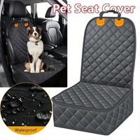 Coussin de siège arrière de voiture pour animaux de compagnie, imperméable, séchage rapide, anti-rayures, antidérapant, sans odeur, durable, tissu, chiens, chats, amovible, lavable, 2
