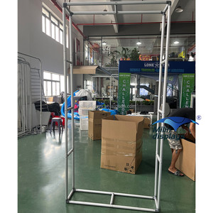 Phong cách mới xách tay nhôm Kệ Backdrop triển lãm thương mại triển lãm hiển thị đứng kệ cho quảng cáo gian hàng - Product Image 3