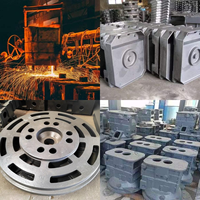 Pièces moulées en métal sur mesure pour corps de pompe, boîtier de valve, coque de cylindre en fonte, acier, aluminium, usinage CNC, fabrication OEM