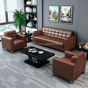 Sofá de Recepción Comercial de Diseño Moderno, Cuero Sintético PU de Alta Calidad, para Oficina, Hogar, Sala de Estar, Ecológico - Product Image 2