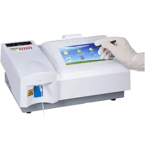 Mc303vet melhor vendedor de 7 polegadas, tela touch lcd colorida semi-auto veterinário biochemicultura máquina de analisador