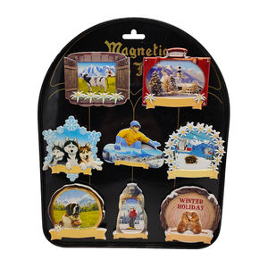 Imán de nevera de resina para esquiar, regalo turístico, recuerdo, <span class=keywords><strong>andorra</strong></span> - Product Image 4