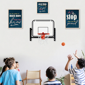 Ensemble panier <span class=keywords><strong>de</strong></span> <span class=keywords><strong>basket</strong></span> et poubelle à clipser, mini, gonflable en plastique, avec pompe, portable et <span class=keywords><strong>pliable</strong></span>, pour bureau, maison, <span class=keywords><strong>jeu</strong></span> amusant pour enfants - Product Image 1