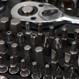 Jeu de clés à douille Iron Faction 216 pièces, clé à cliquet, tournevis, kit d'outils de réparation automobile, utilisation par les mécaniciens - Product Image 2