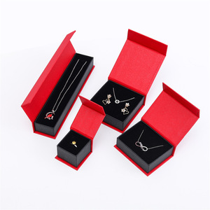 Empaque de Joyería Ecológico de Cartón con Cierre Magnético, Logotipo Personalizado, Papel de Terciopelo para Anillos, Aretes, Colgantes y Collares - Product Image 6