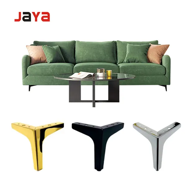 Perna de móveis para pernas de sofá, pernas de mesa de ouro pesadas