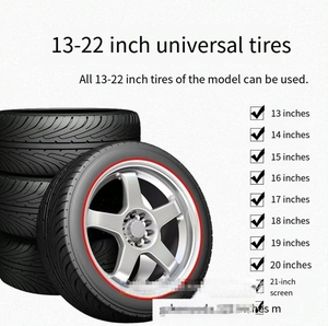 Striscia decorativa mozzo ruota auto, anello di protezione pneumatici, striscia anticollisione 8 metri adesivo linea decorativa per <span class=keywords><strong>BMW</strong></span> Toyota - Product Image 3