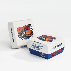 Fabricant de boîtes à hamburgers en carton personnalisées pour les menus de luxe, les frites à emporter, les sauces, les emballages en carton - Product Image 4