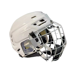 Casque de hockey sur <span class=keywords><strong>glace</strong></span> antichoc, protection de la tête pour les matchs, coque durable, casque de hockey sur <span class=keywords><strong>glace</strong></span> anti-collision, équipement de protection sportive - Product Image 2