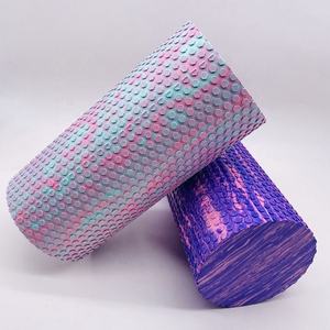 筋肉リラクゼーションとフィットネス用の薄いEVAフォームローラーマッサージ機能付き脚ヨガコラム - Product Image 5