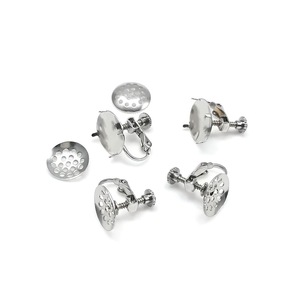 Support de boucles d'oreilles en acier inoxydable, forme ronde en U, pour la fabrication de bijoux DIY, composant métallique 316 - Product Image 4
