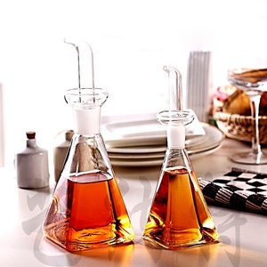 Bouteille d'<span class=keywords><strong>huile</strong></span> d'olive en verre de forme carrée, bouteille de Sauce de <span class=keywords><strong>vinaigre</strong></span> pour l'<span class=keywords><strong>huile</strong></span>, bouteille de condiment en verre de cruet, vente en gros de ml - Product Image 6
