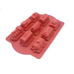 Food Grade Silicone Nordic Railway Train <b>Cake</b> Pan <b>Mold</b> for Children's Birthday Party - Product Image 3