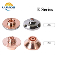 Nosel Laser Serat Tunggal Lapis Ganda Presisi Tinggi D25 M11 M12 Tembaga EAA EAU EU ECU Aksesoris Cadangan Kepala Pemotong Laser