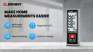 SNDWAY télémètre Laser portable outil de mesure de visée télémètre Laser télémètre Laser numérique avec rétro-éclairage LCD 50m - Product Image 3