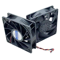 Ventilateur de refroidissement LED blanc de haute qualité 120 mm, DC sans balais, 6000 tr/min, double roulement à billes, 12 V, dissipateur thermique en aluminium, 4 broches, pour boîtier d'ordinateur