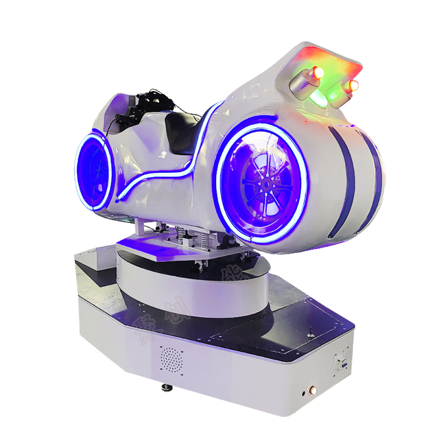 9D Indoor VR Motor Racing Driving Simulator Aluminum Steel and Wood Materials for Shopping Mall Use