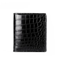 Dompet pria kulit buaya tahan lama, dompet tempat kartu pendek, kulit buaya, tahan lama, harga kompetitif, pabrik