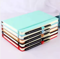 En gros En Vrac Personnalisé A5 PU Journal En Cuir 100 Feuilles Relié Agenda Quotidien Carnet Feuilles Mobiles pour L'école Utilisation A6