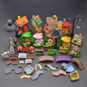 Juego de Muebles en Miniatura para Dormitorio, Sofá, Figuras de Casa, Decoración de Jardín, Adornos para Muñecas y Niños - Product Image 2