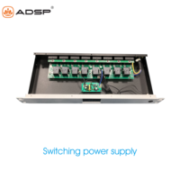 Aode S10 Professional Power Sequence 8-Channel Audio Sequencer dengan Tampilan Tegangan untuk Peralatan Panggung Suara Live KTV