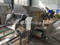 1500 kg/u uienwortel- en stengelsnijder sjalotenschiller uienpelschilmachine