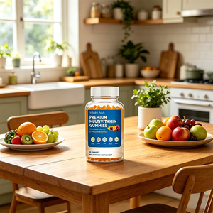 Complément alimentaire multivitaminé pour adultes en forme de bonbons gélifiés antioxydants, riche en vitamines, favorise le métabolisme, l'immunité et l'énergie - Product Image 1