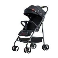 Poussette Bébé Mishore en Promotion, Pliage Ultra-Léger à un Bouton, Siège et Position Allongée, Métal Amortissant, Haut de Gamme, Pliable, 20KG