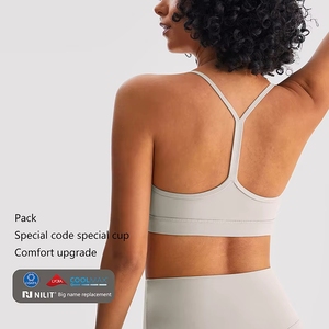 Soutien-gorge de sport sexy et tendance à dos croisé, push-up, respirant, personnalisé, pour le yoga et la course à pied - Product Image 3