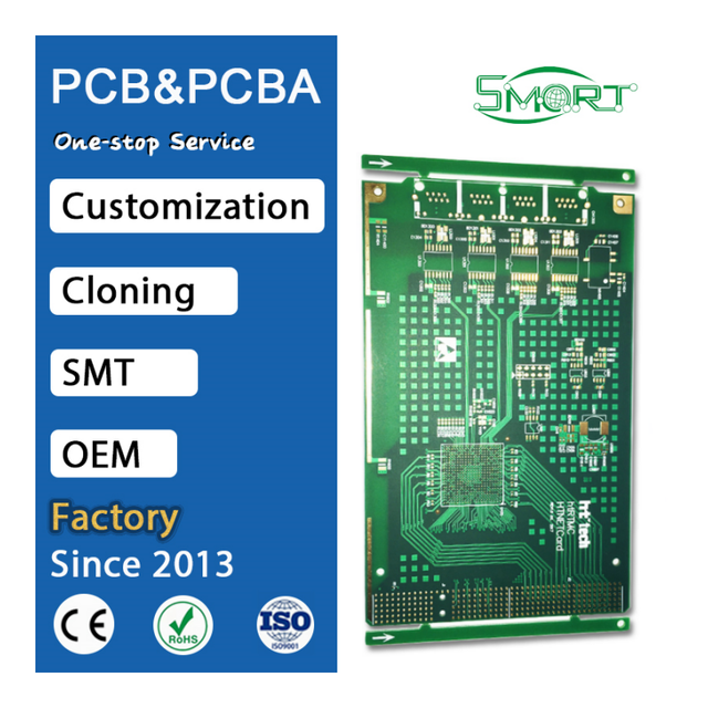 Smart Electronics Custom OEM Bare MCPCB Multilayer HDI PCBA Alu Metal Core High Tg High Frequency Double-sided FR4 1.6mm PCB