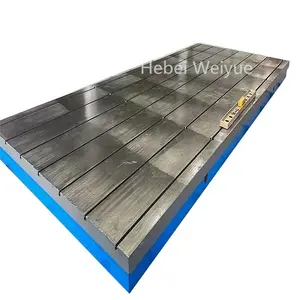 Plataforma de prueba de engrosamiento de panel de plataforma de hierro fundido