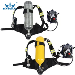 Appareil respiratoire autonome (ARA) MATCHAU SCBA 6L en acier pour la lutte contre les incendies, combinaison de pompier, cylindre en fibre de carbone <span class=keywords><strong>Scott</strong></span> 6.8L - Product Image 3