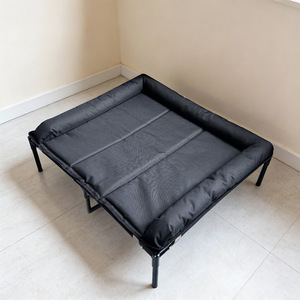 Cama elevada para perros con colchón de tres lados, cama elevada tipo hamaca con almohadones extraíbles y lavables - Product Image 6