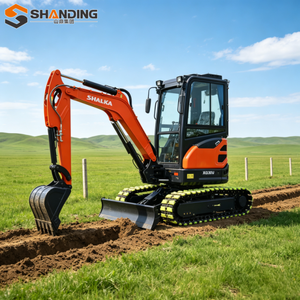 Mini Excavadora SHANDING con Envío Gratuito, 3 Toneladas, Motor EURO 5 Epa, Motor y Bomba KOOP/CHANGCHAI, Uso Agrícola, Alta Eficiencia - Product Image 1