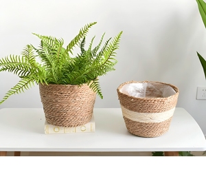 Vaso per Piante in Fibra Naturale di Alta Qualità, Stile Rustico, Piccole Dimensioni, per <span class=keywords><strong>Giardino</strong></span> <span class=keywords><strong>e</strong></span> Casa - Product Image 5