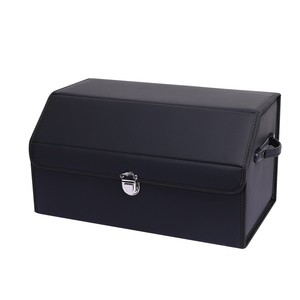 Caja de Almacenamiento Rectangular Moderna para Maletero de Coche, de Cuero, Plegable, Ecológica, Artículos Decorativos para Interiores, Caja Organizadora Práctica - Product Image 1