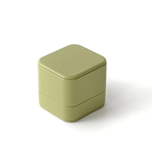 FANXI - Estuche de Almacenamiento de Anillos de Cuero PU Personalizado, Estuche de Almacenamiento Suave de Lujo para Anillos de Compromiso y Boda - Product Image 2