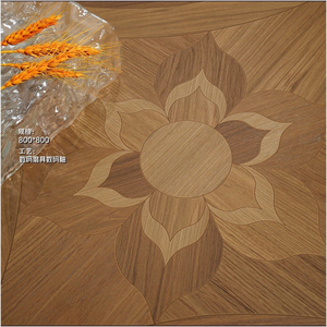 Carreaux de sol en porcelaine modernes 800x800 effet bois clair, antidérapants et résistants à l'usure, style européen classique, reconstitués pour usage domestique - Product Image 6