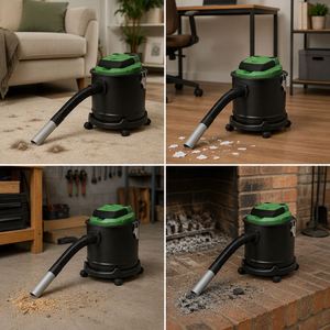 Nouvel aspirateur sans sac K-Ash avec filtre HEPA, capacité de 15 L, fonction de nettoyage à sec pour cheminée, barbecue, poêle à granulés - Product Image 2