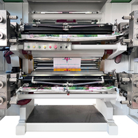 Machine d'impression flexographique automatique 4 couleurs CI rouleau à rouleau pour la fabrication de sacs tissés en PP, d'emballages pour céréales et de sacs à riz